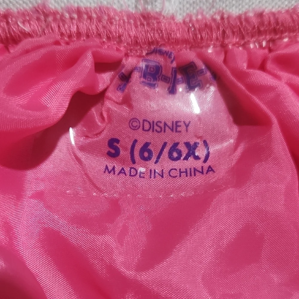 Disney Pink and White Tulle Skirt for Kids Sz S-6- 6X.